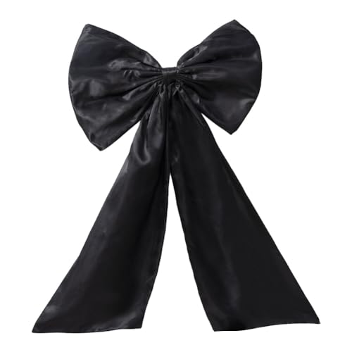 Fiorky Decor Large Bogen for Zimmer Coquette Giant Ribbon Krawatte for Geburtstagsfeier (Schwarz) von Fiorky