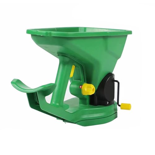 Fiorky Handy Lawn Samen-Spreizer-Handheld-Spreizhalter, angetriebener Spreizer Einstellbarer handgekündigter Dünger-Werkzeug Multifunktionsanleitung Rasensamen for Dünger, Grassamen von Fiorky