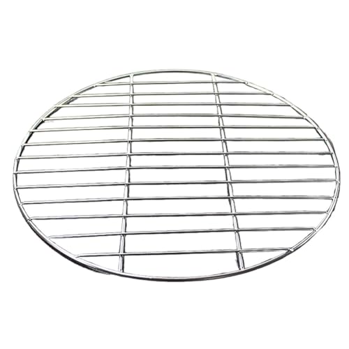 Fiorky Runde Edelstahl Cooking Rost BBQ Grill Net for Camping -Picknick (40 cm) von Fiorky