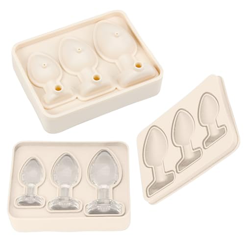 Fiorky Streich-Eiswürfelform for Erwachsene, personalisierte Eiswürfelform aus Silikon, Streich-Butt-Plug-Form, Streich-Eiswürfelform, lustige Eiswürfelform for eiskalte Whiskey-Cocktails Fiorky Streich-Eiswürfelform for Erwachsene, personalisierte Eiswürfelform aus Silikon, Streich-Butt-Plug-Form, Streich-Eiswürfelform, lustige Eiswürfelform for eiskalte Whiskey-Cocktails von Fiorky