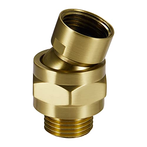 Massives Messing Duschkopf Drehkugeladapter Verstellbarer Duscharm Verlängerung Duschkopf Adapter Duschanschluss Kugelgelenk Gebürstet Gold Massives Messing Duschkopf Drehkugeladapter Verstellbarer Duscharm Verlängerung Duschkopf Adapter Duschanschluss Kugelgelenk Gebürstet Gold von Fipoque