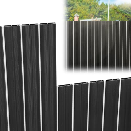 Fiqops Sichtschutz Balkon 160x1000cm, 2025 Neu PVC Sichtschutzmatte,Sichtschutzzaun Auszug,Sichtschutz Zaun Gris,Windschutz und Wasserdicht,UV-beständig,Doppelte Verstärkung Garten Sichtschutz von Fiqops