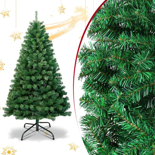 Fiqops Weihnachtsbaum künstlich 150cm Künstlicher Weihnachtsbaum 488 Spitzen Plastik Tannenbaum unechter,Christbaum Schnellaufbau Klapp,Feuerresistent inkl.Robuste Ständer,grün Fiqops Weihnachtsbaum künstlich 150cm Künstlicher Weihnachtsbaum 488 Spitzen Plastik Tannenbaum unechter,Christbaum Schnellaufbau Klapp,Feuerresistent inkl.Robuste Ständer,grün von Fiqops