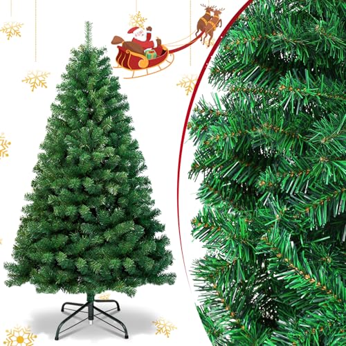 Fiqops Weihnachtsbaum künstlich 180cm Künstlicher Weihnachtsbaum 770 Spitzen Plastik Tannenbaum unechter,Christbaum Schnellaufbau Klapp,Feuerresistent inkl.Robuste Ständer,grün Fiqops Weihnachtsbaum künstlich 180cm Künstlicher Weihnachtsbaum 770 Spitzen Plastik Tannenbaum unechter,Christbaum Schnellaufbau Klapp,Feuerresistent inkl.Robuste Ständer,grün von Fiqops