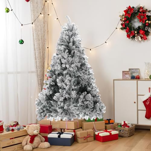 Fiqops Weihnachtsbaum künstlich mit Schnee 120cm 340 Spitzen Künstlicher Weihnachtsbaum Beflockt Tannenbaum,Christbaum Feuerresistent Schnellaufbau Klapp Ständer inkl. Fiqops Weihnachtsbaum künstlich mit Schnee 120cm 340 Spitzen Künstlicher Weihnachtsbaum Beflockt Tannenbaum,Christbaum Feuerresistent Schnellaufbau Klapp Ständer inkl. von Fiqops