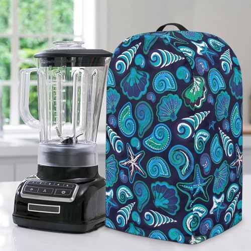 Fiqyvagox Blender Covers Coffee Maker Juice Appliance Protector Washable Foldable Kitchen Food Processor Covers, Seestern Seashell Conch Blue Fiqyvagox Blender Covers Coffee Maker Juice Appliance Protector Washable Foldable Kitchen Food Processor Covers, Seestern Seashell Conch Blue von Fiqyvagox