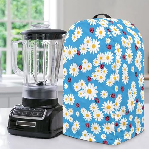 Fiqyvagox Daisy Ladybug Blender Cover Fingerabdruckschutz Abdeckung Ständer Mixer Home Kitchen Appliance Protector Dekoration Fiqyvagox Daisy Ladybug Blender Cover Fingerabdruckschutz Abdeckung Ständer Mixer Home Kitchen Appliance Protector Dekoration von Fiqyvagox