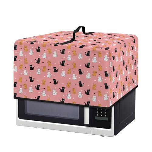 Fiqyvagox Staubschutz für Mikrowelle, Katzenherz, hitzebeständig, Mikrowellen-Staubschutz, staubdichter Schutz für Toaster, Luftfritteuse, 46,4 x 36,8 x 27,9 cm, S Fiqyvagox Staubschutz für Mikrowelle, Katzenherz, hitzebeständig, Mikrowellen-Staubschutz, staubdichter Schutz für Toaster, Luftfritteuse, 46,4 x 36,8 x 27,9 cm, S von Fiqyvagox