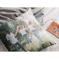 Fotokissen Oma Kinder Enkel Geschenk Muttertagskissen von FirAndNeedle