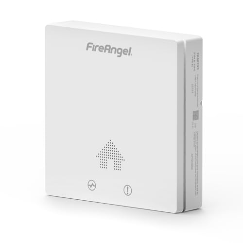 FireAngel FA6829S Ultra Slim Kohlenmonoxidmelder 10 Jahres Batterie - CO-Melder für Zuhause, Urlaub, Wohnwagen, Camper - CO-Warner - Weiß von Fire Angel