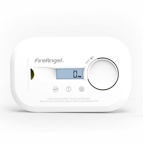 FireAngel FA6812 Kohlenmonoxid Melder, Tragbarer CO Melder mit LCD Anzeige – Mit 10-Jahres-Sensor - Für Zuhause, Reisen & Wohnwagen FireAngel FA6812 Kohlenmonoxid Melder, Tragbarer CO Melder mit LCD Anzeige – Mit 10-Jahres-Sensor - Für Zuhause, Reisen & Wohnwagen von Fire Angel
