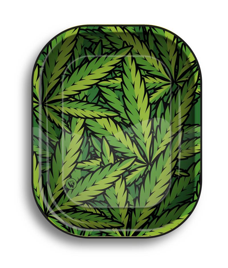 FireFlow Rolling Tray 180x140 Green Leaves von Fire Flow
