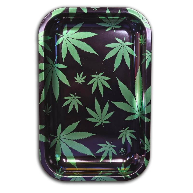 FireFlow Rolling Tray 275x175 Green Leaves von Fire Flow
