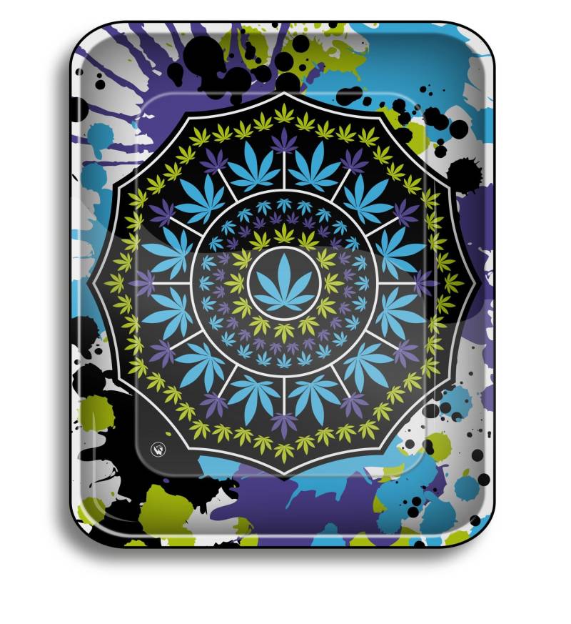 FireFlow Rolling Tray 340x280 Tray Spatter Leaf von Fire Flow