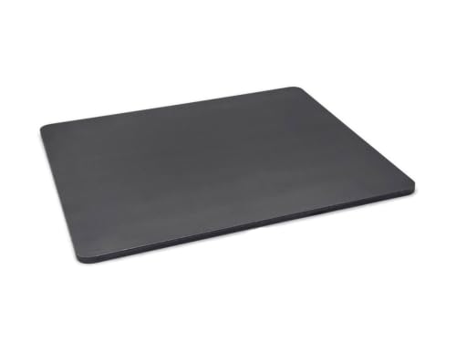 Fire World 38 x 33 cm Backstahl in 8 mm Stärke für Pizza und Brot - Pizzabackstahl für Backofen und Grill - Pizzastein aus hochwertigem Stahl von Fire World