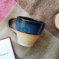 Rustikale Keramik-Kaffeetasse Handgefertigtes Keramik-Trinkgeschirr | 7, 45 Oz/220 Ml von FireClayArt