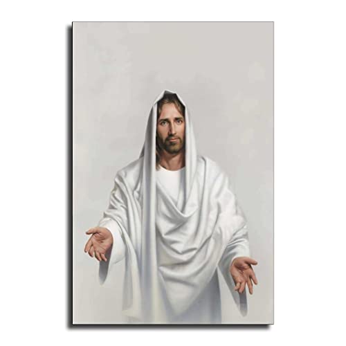 FireDeer Katholisches Jesus-Poster auf Leinwand, Gemälde, christlicher Gott, Bilder für Wohnzimmer, kein Rahmen, heiliges Herz Jesus, 10,8 x 91,4 cm von FireDeer