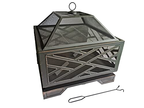 Garten-Feuerstelle FS 02 für wohlige Wärme im Garten mit 360° Rundum-Blick auf das Feuer von FireKING