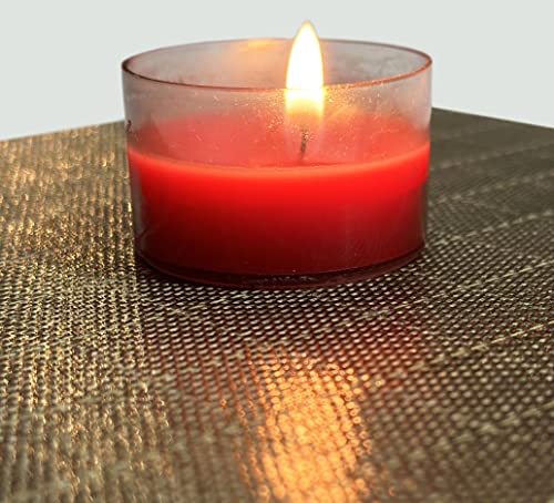 FireMat Gold Edition (15x15cm) feuerfeste Unterlage Hitzeschutzmatte– rutschfest - Lapitron/para-Aramid für Kerzen,Teelichter, Teelichtöfen und Elektrogeräte von FireMat