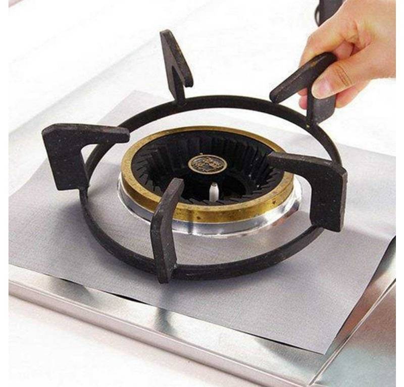 FireMat Herd-Abdeckplatte FireMat Gasherd Abdeckung für Gas Brenner und Gaskocher, (2 tlg) von FireMat