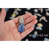 Handgefertigte Keramik Kühlschrankmagnet Berühmte Gemälde Kunst von FireNClay