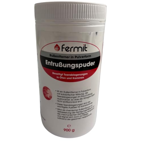 Entrußungspuder für Öfen und Kamine - 900g Dose von FireVikings Fireparts with Quality