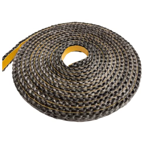 Kamindichtung selbstklebend 3m, ø 13x3mm Flach-Kordel Dichtband von FireVikings Fireparts with Quality