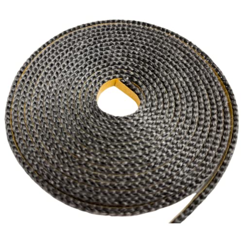 Kamindichtung selbstklebend 3m, ø 8x3mm Flach-Kordel Dichtband von FireVikings Fireparts with Quality