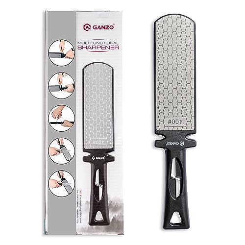 GANZO Firebird ProSharp Multifunktionaler Diamant-Wolframstahl-Keramikschärfer – doppelseitiger Stein – Outdoor-Feldmesserschärfer – leicht, kompakt, handlich GANZO Firebird ProSharp Multifunktionaler Diamant-Wolframstahl-Keramikschärfer – doppelseitiger Stein – Outdoor-Feldmesserschärfer – leicht, kompakt, handlich von Firebird