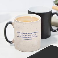 Personalisierbare Glitzer Zaubertasse Mit Text I Tasse Sterne Starsign Valentinstagsgeschenk von FireboxGifts