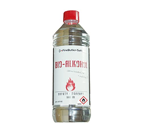 Firebutler Bioethanol Safe 12 Liter Alkohol 96,4% von FireButler