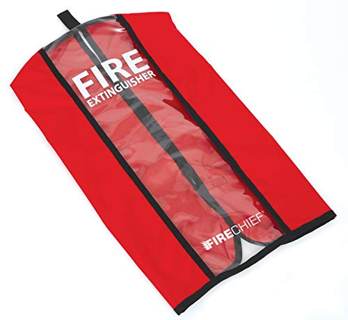 Firechief RPV3 Feuerlöscherabdeckung, groß, Rot von Firechief