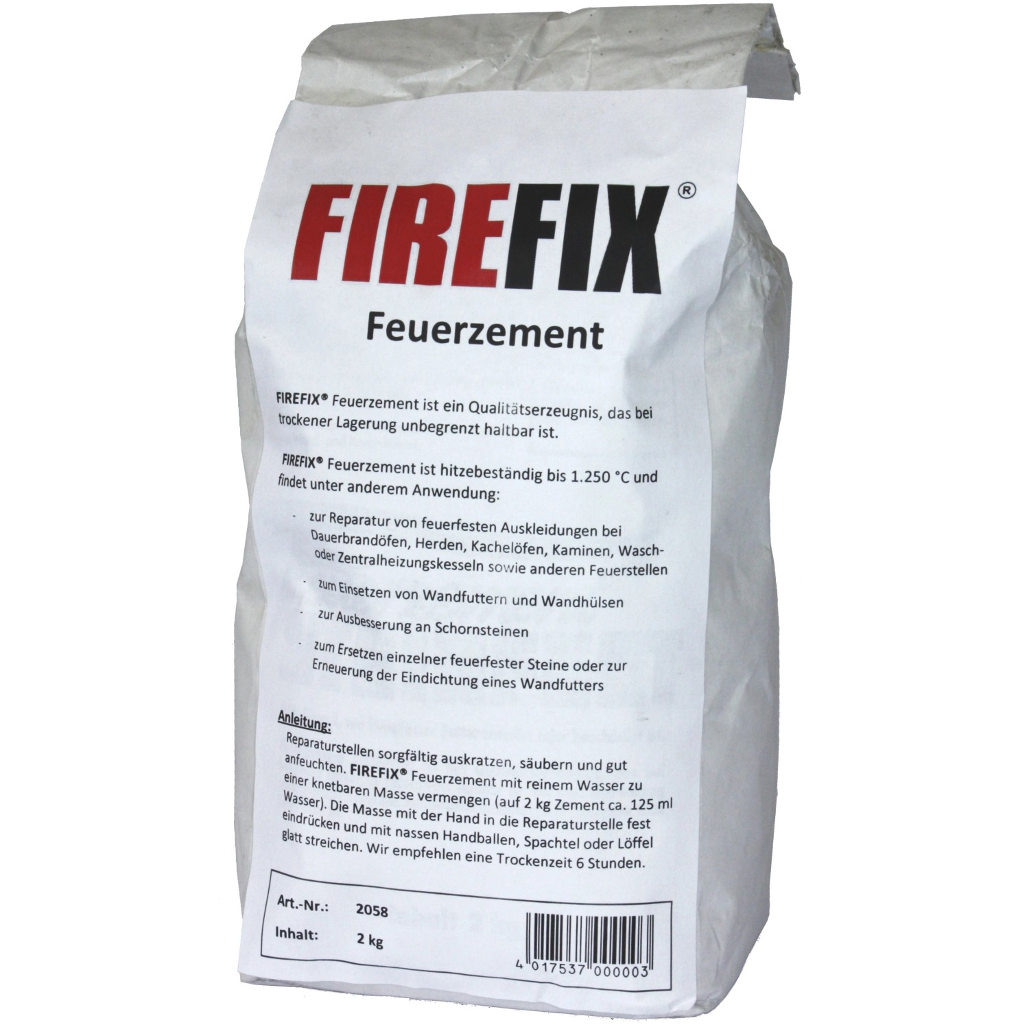 Firefix Feuerfester Zement von Firefix