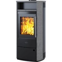 Firefix Kaminofen ""DUBLIN"", mit Naturstein und intergriertem Katalysator von Firefix