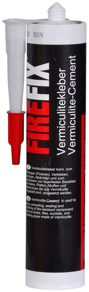 Firefix Klebstoff Schamottekleber, 310 ml Kartusche von Firefix