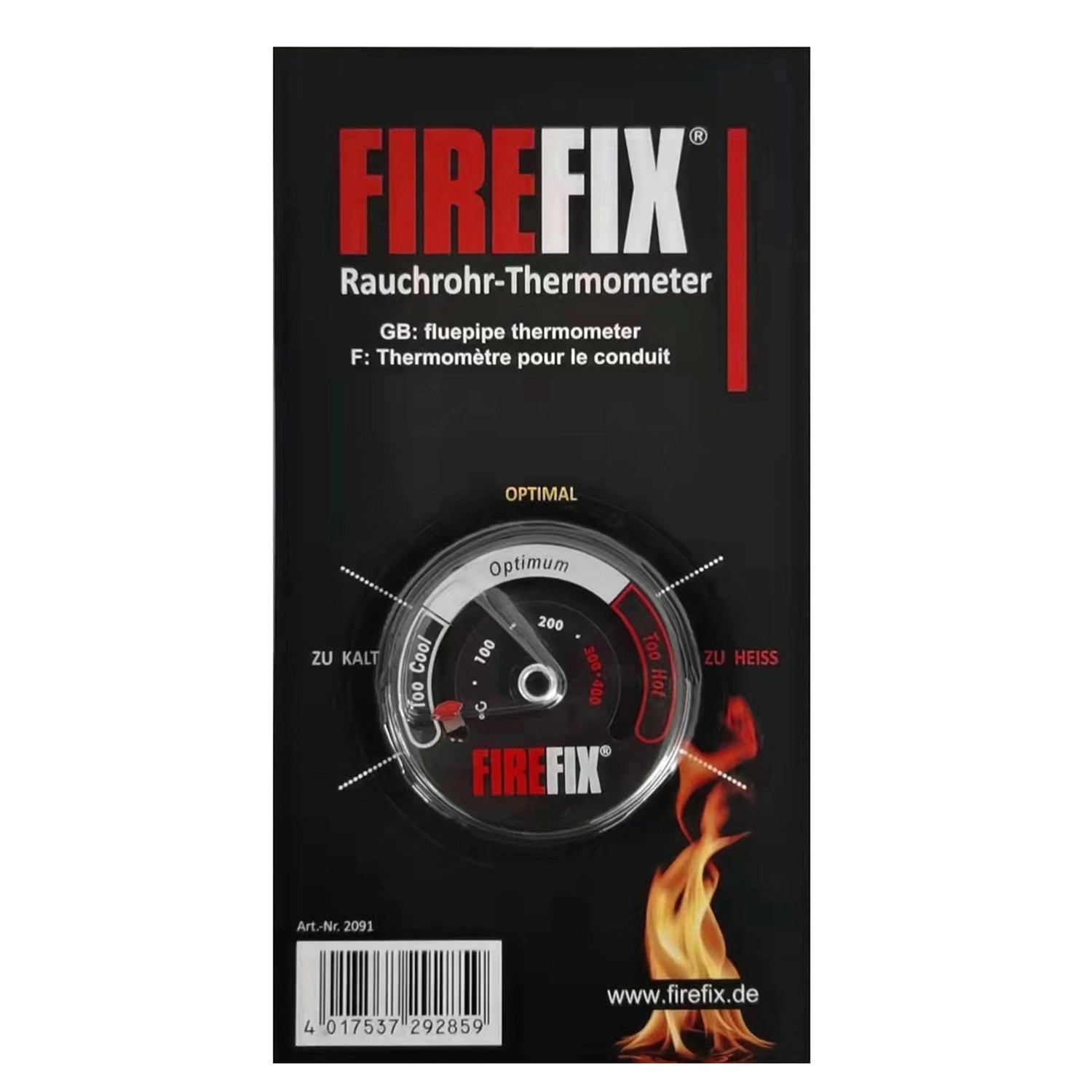 Firefix Rauchrohr-Thermometer von Firefix