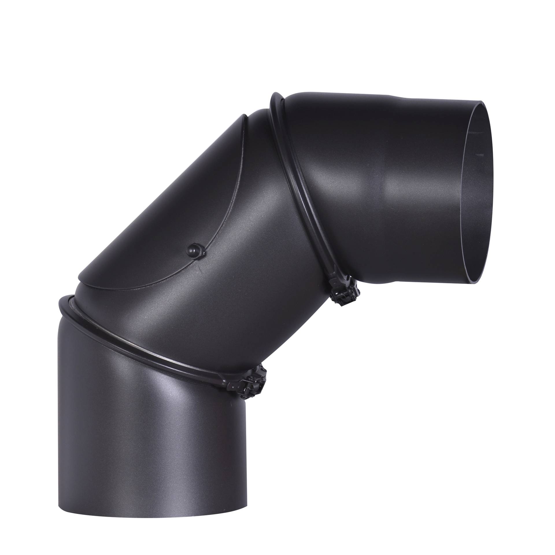 Firefix Rauchrohrbogen schwarz Ø 120 mm Firefix Rauchrohrbogen schwarz Ø 120 mm von Firefix