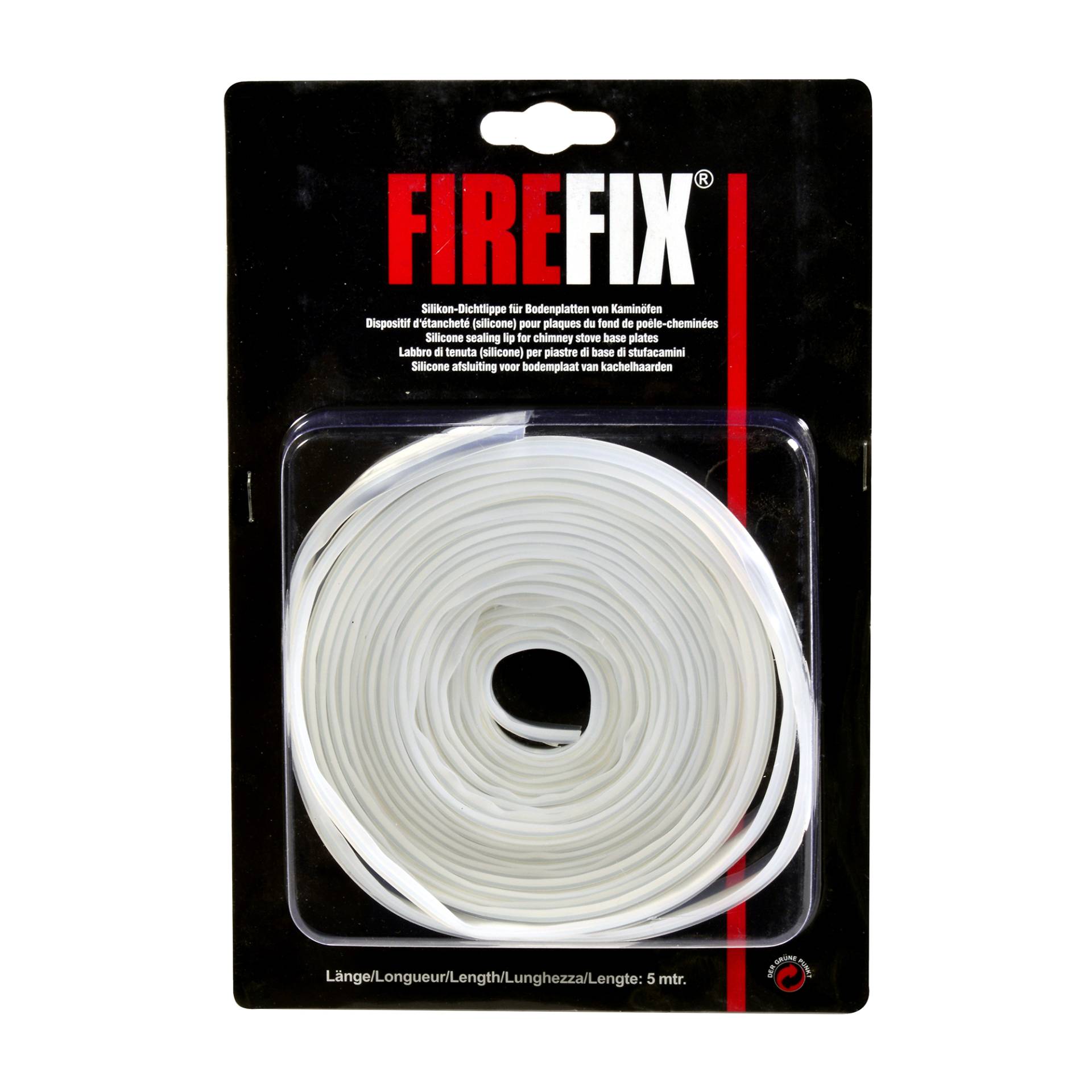 Firefix Silikon-Dichtlippe für Glasbodenplatten weiß 5 m Firefix Silikon-Dichtlippe für Glasbodenplatten weiß 5 m von Firefix