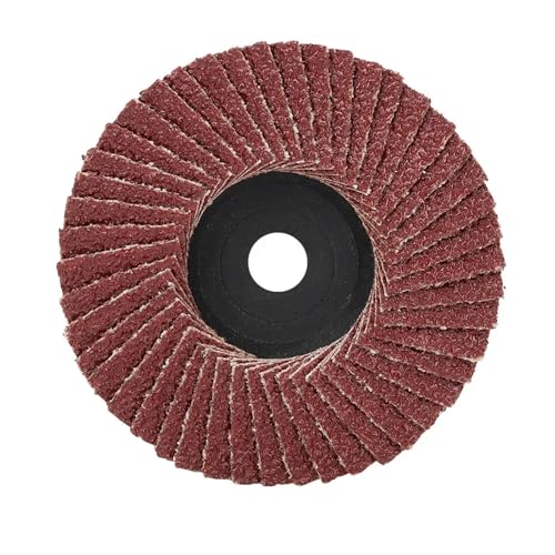 Fireleopard 3 Zoll flache Fächerscheiben, 1/3 Stück, Schleifscheiben, Schleifscheiben, Holzschneidklingen für Winkelschleifer, Zubehör (1 Stück rot) von Fireleopard