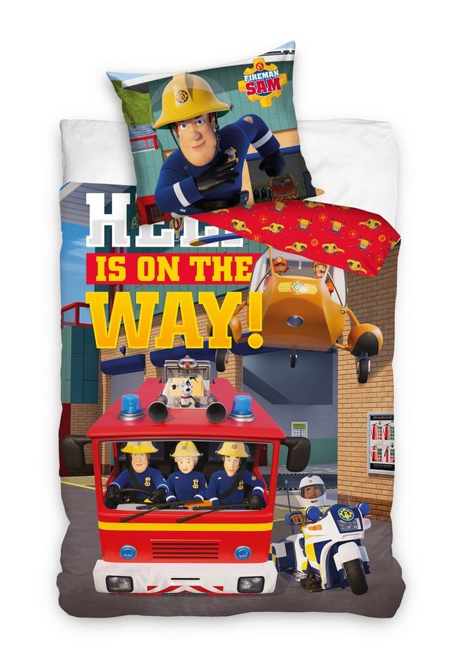 Babybettwäsche Feuerwehrmann Sam Babybettwäsche Fireman Sam 100x135 cm, Fireman Sam von Fireman Sam