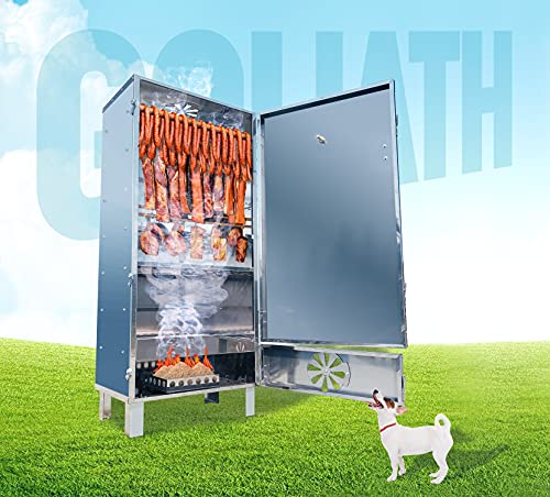 GOLIATH Räucherofen/Räucherschrank Räucherkammer Räucherei aus Edelstahl Premium + Zubehör von Firend