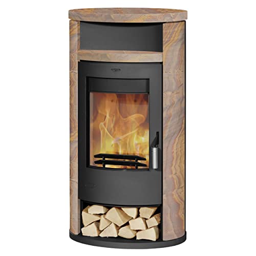 Fireplace K1266 Alicante Kaminofen Stahl Schwarz | Loticstone von Fireplace