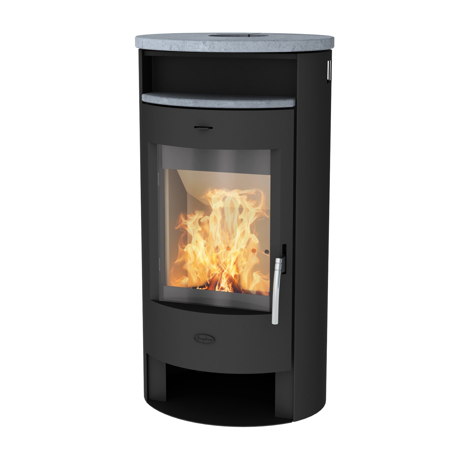 Fireplace Jakarta Kaminofen Speckstein Schwarz 6 kW Fireplace Jakarta Kaminofen Speckstein Schwarz 6 kW von Fireplace