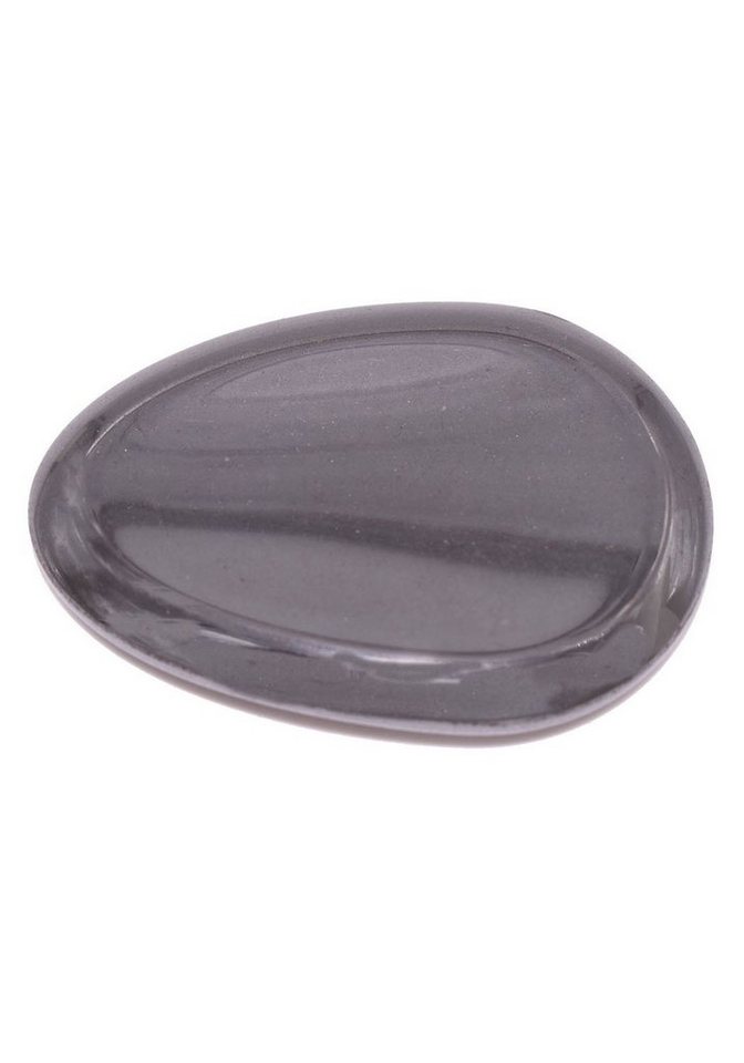 Firetti Edelstein Schmuck Geschenk Daumenstein / Worry Stone / Yogastein, (1-St), Hämatit von Firetti