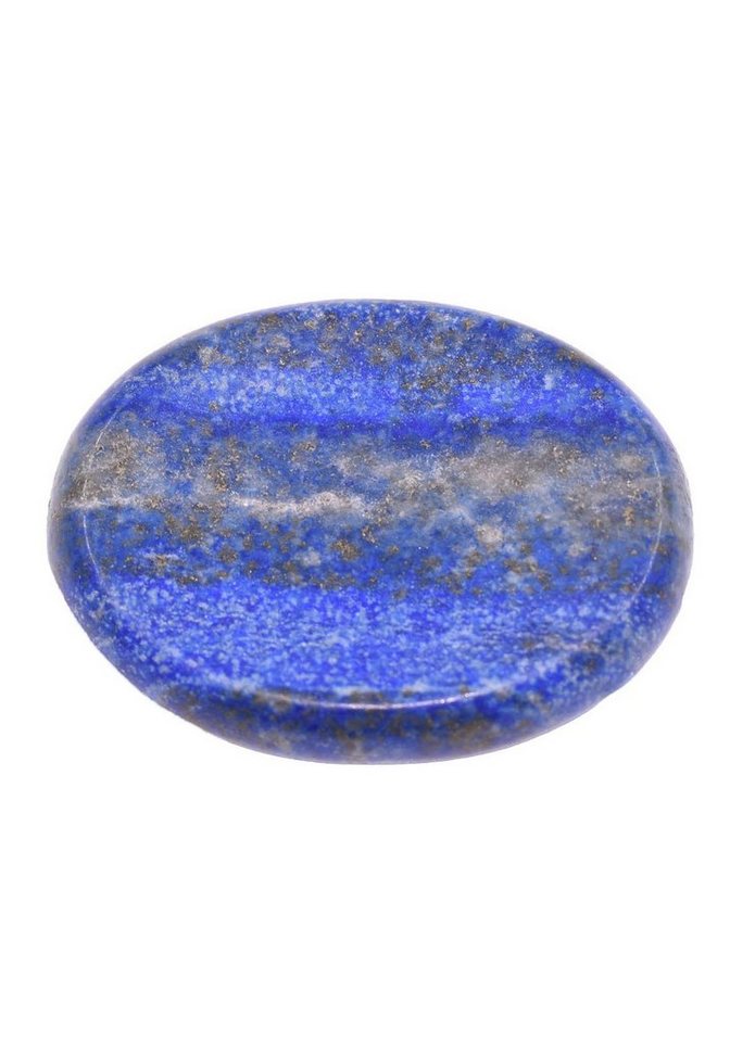 Firetti Edelstein Schmuck Geschenk Daumenstein / Worry Stone / Yogastein, (1-St), Lapislazuli von Firetti