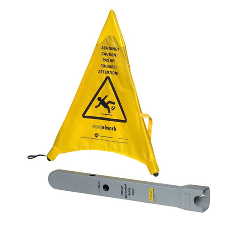 First Aid Only Easyabsorb Warnschild Achtung Rutschgefahr Faltbar von First Aid Only