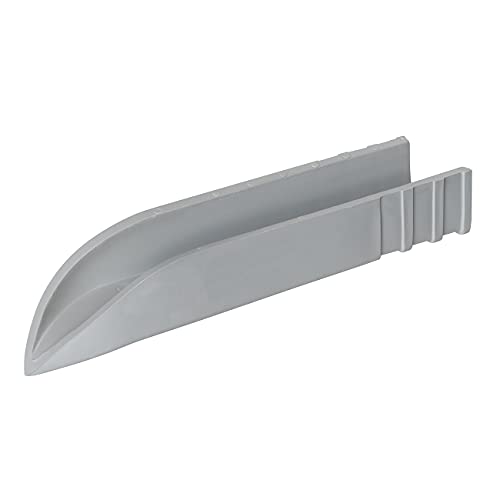 First Plast GETL30G Abtropfschale aus Kunststoff für Balkon, Maße 75 x 55 x 300 mm, Grau von First Plast