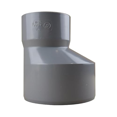 First Plast-Anschluss, PVC, Evakuierung First Plast-Reduzierung PVC MF Metall 125/80 von First Plast