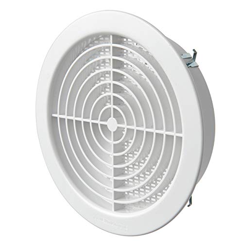 First Plast Gitter rund Hat encastr. mit Fliegengitter d.160 blanc-pass Air 135 CM2 von La Ventilazione