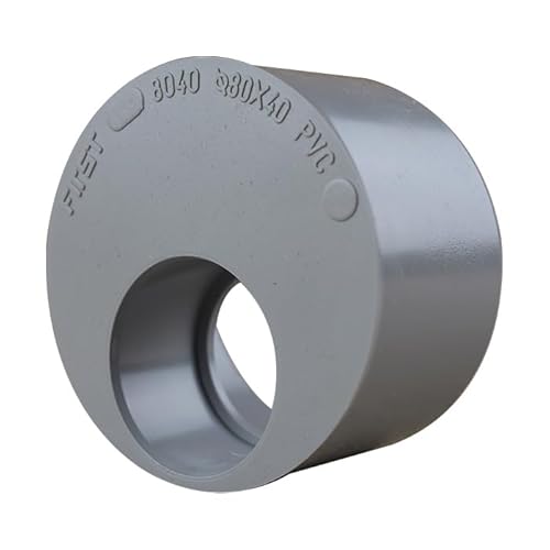 First Plast - PVC-Anschluss für Ablauf First Plast – Reduzierpuffer PVC MF 80/40 von First Plast